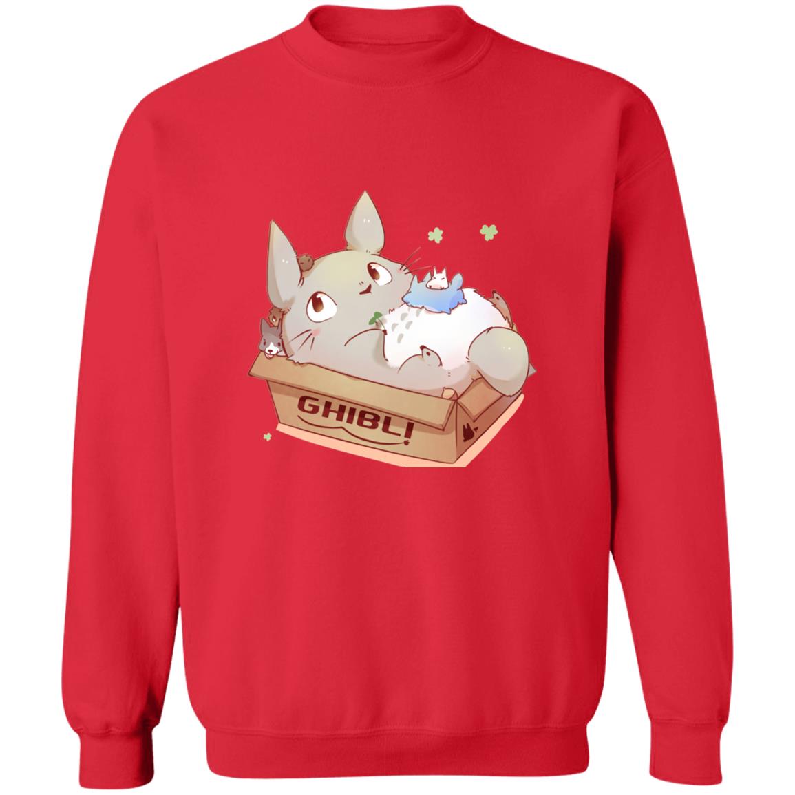 Studio Ghibli Cute Totoro in the Box Sweatshirt - Image 7