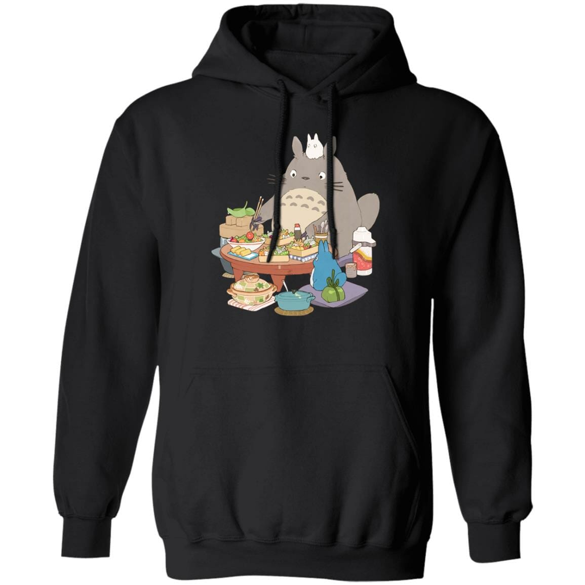 Studio Ghibli Totoro Family Lunching Hoodie - Image 4
