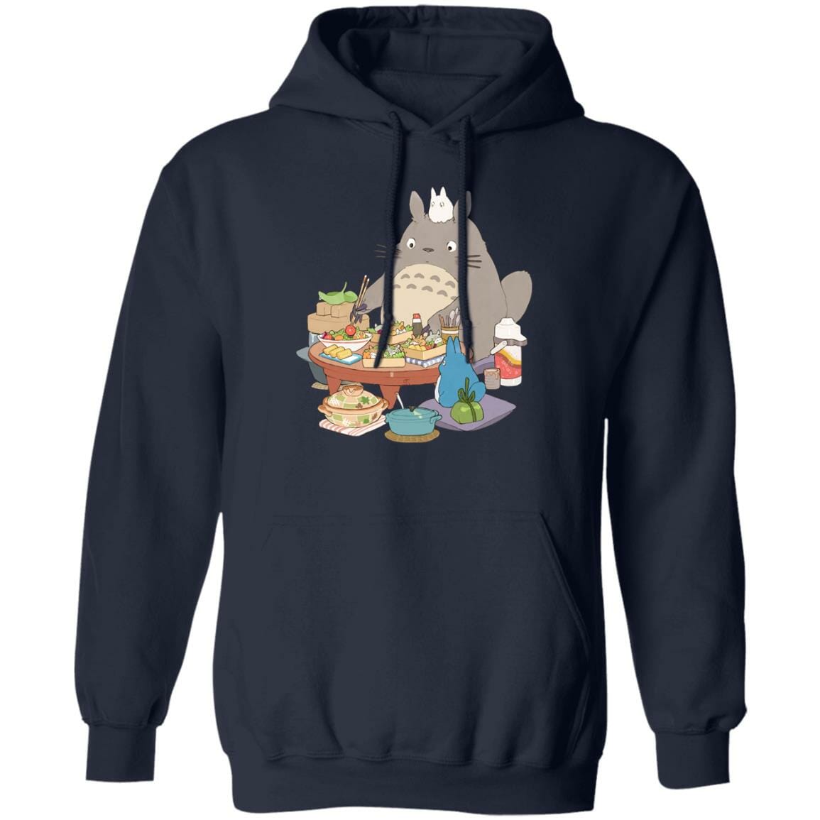 Studio Ghibli Totoro Family Lunching Hoodie - Image 5