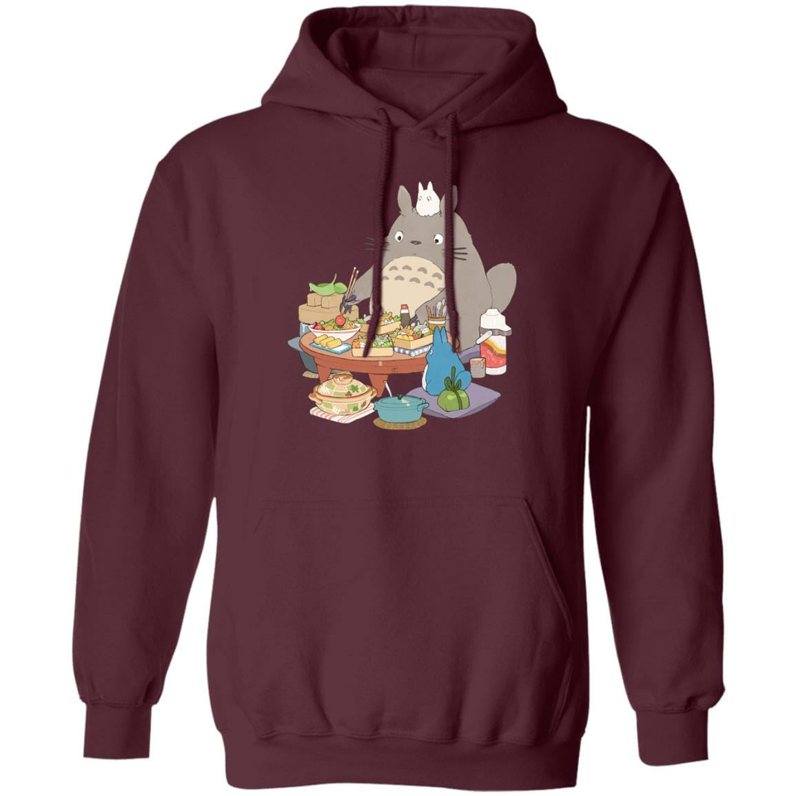 Studio Ghibli Totoro Family Lunching Hoodie - Image 9