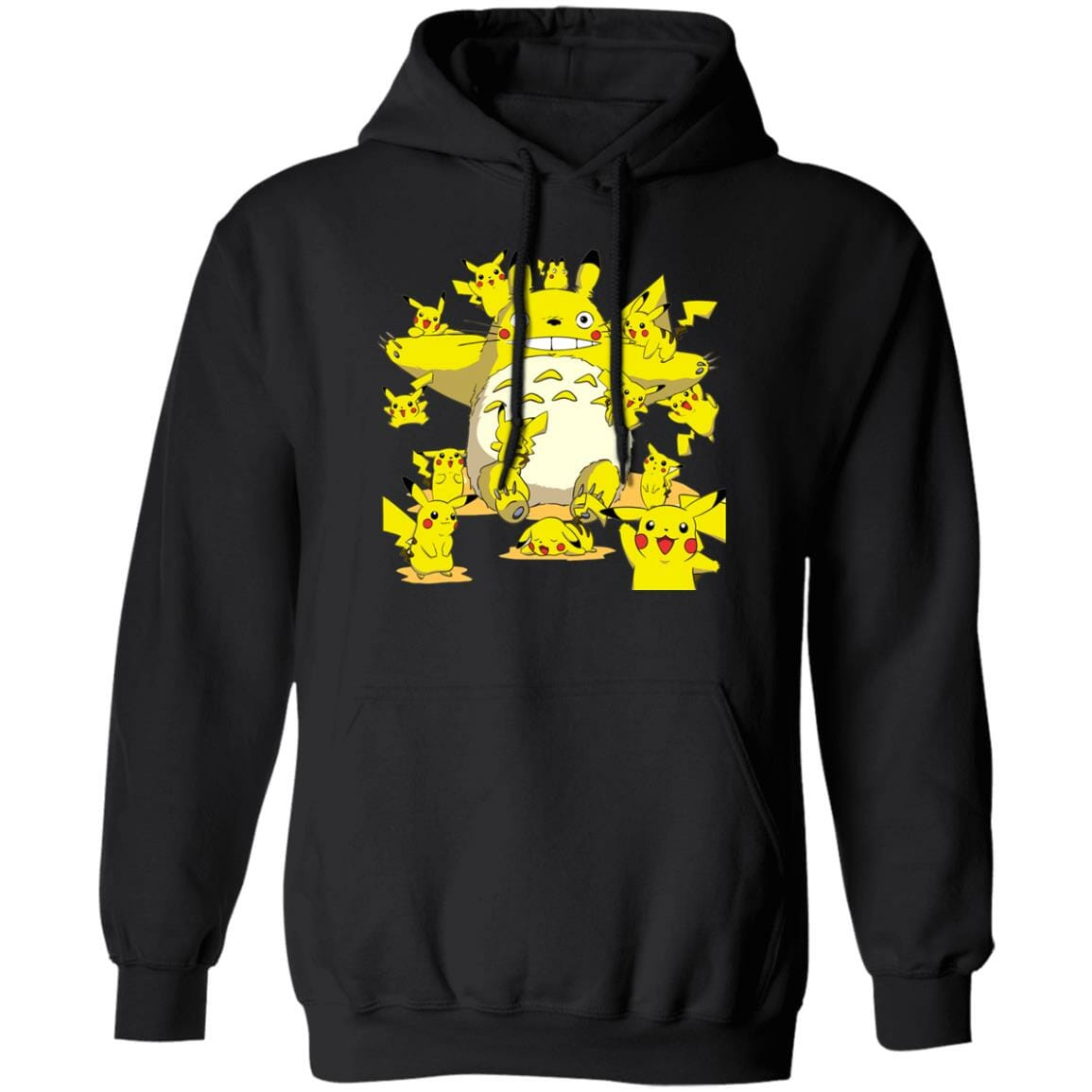 Studio Ghibli Totoro Cosplay Pikachu Hoodie - Image 4