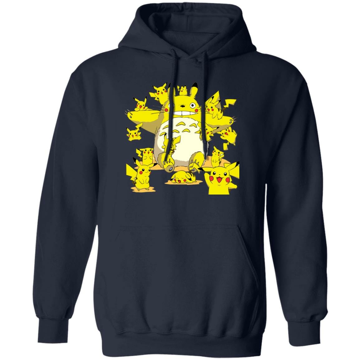 Studio Ghibli Totoro Cosplay Pikachu Hoodie - Image 5