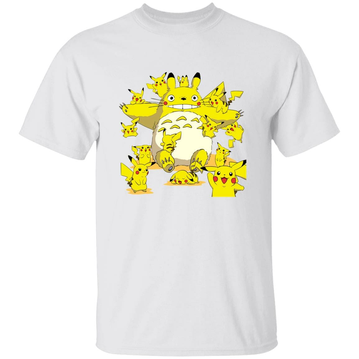 Studio Ghibli Totoro Cosplay Pikachu T-shirt - Image 2