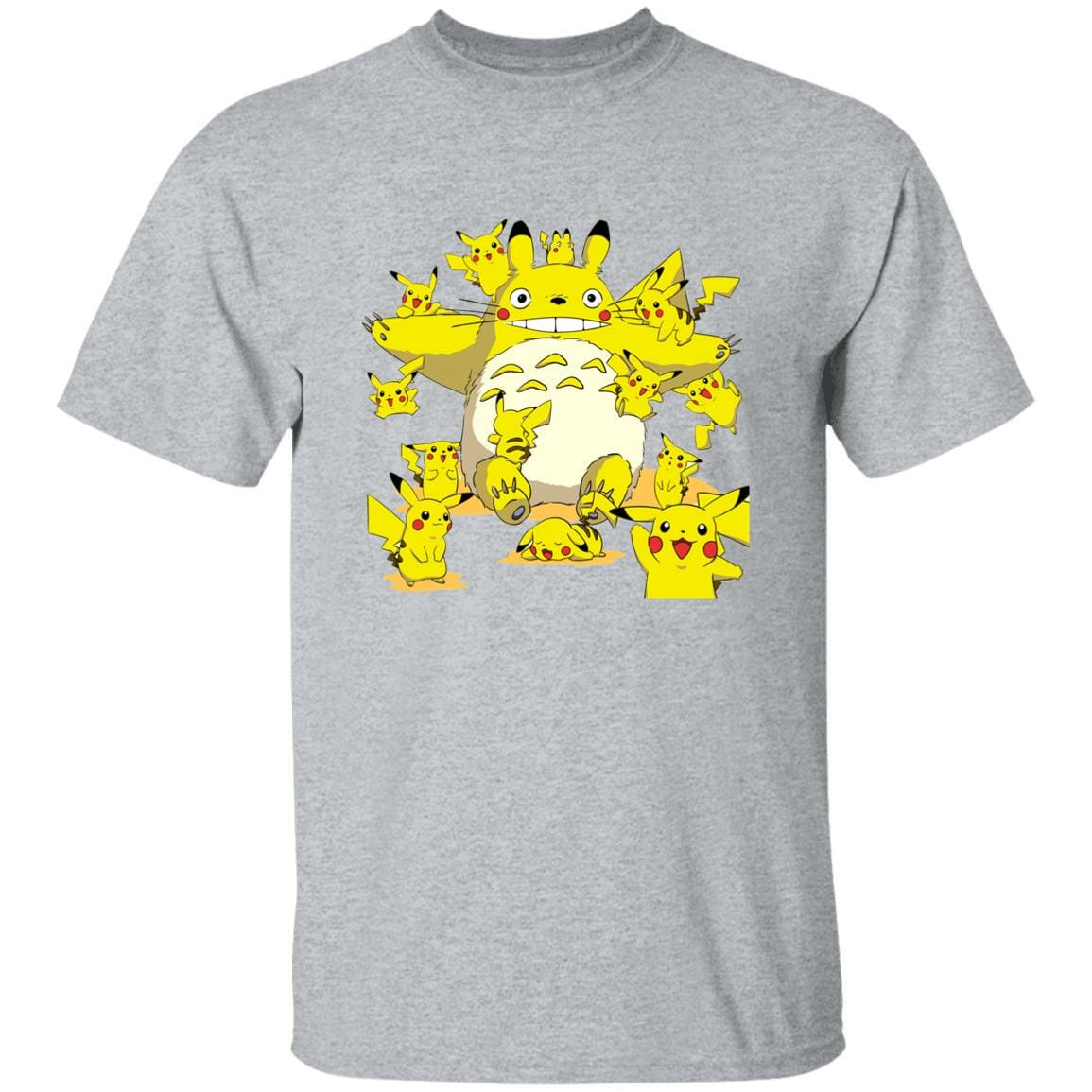 Studio Ghibli Totoro Cosplay Pikachu T-shirt - Image 10