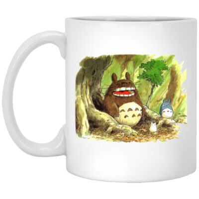 Totoro in Jungle Water Color Mug