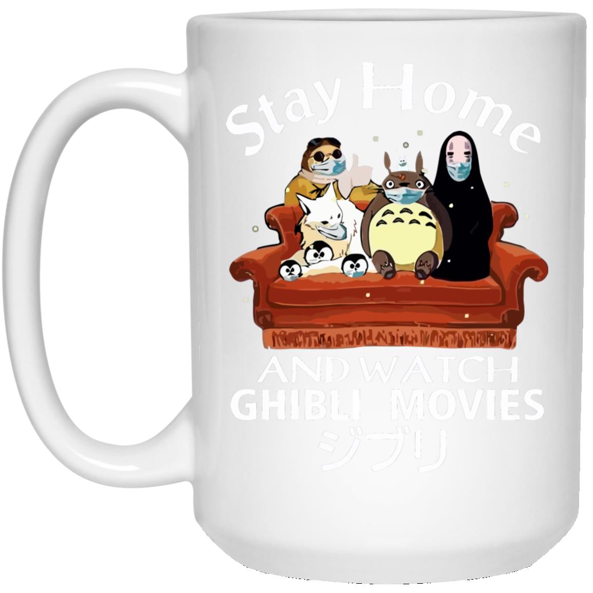 Stay Home and Watch Ghibli Movie Mug - Image 2