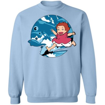 Studio Ghibli Ponyo On The Waves Sweatshirt