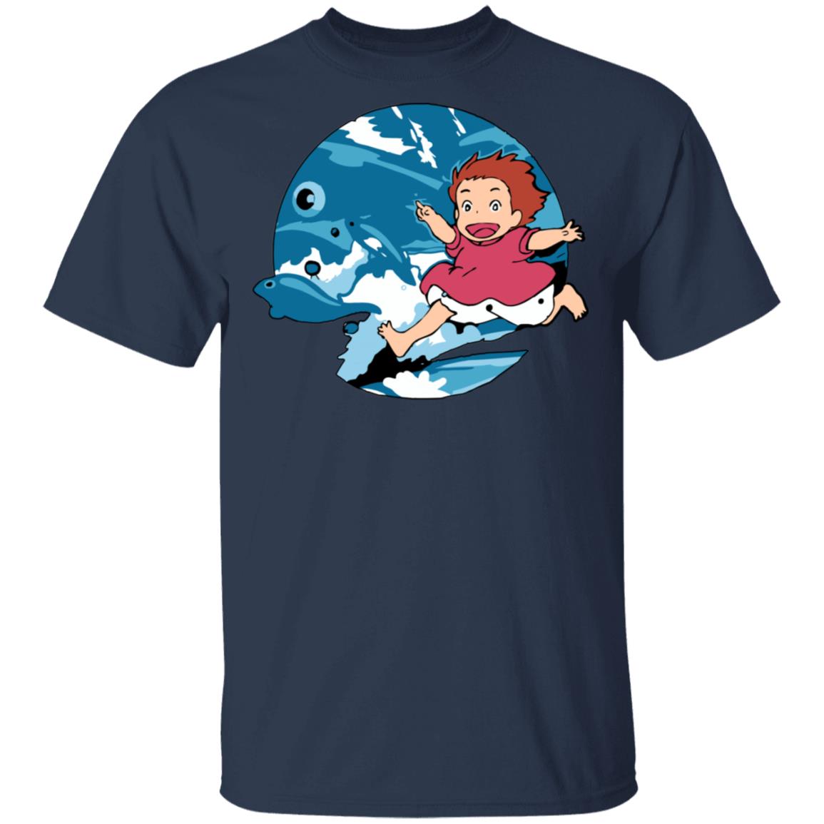 Ghibli Studio Ponyo On The Waves T shirt Unisex - Image 9