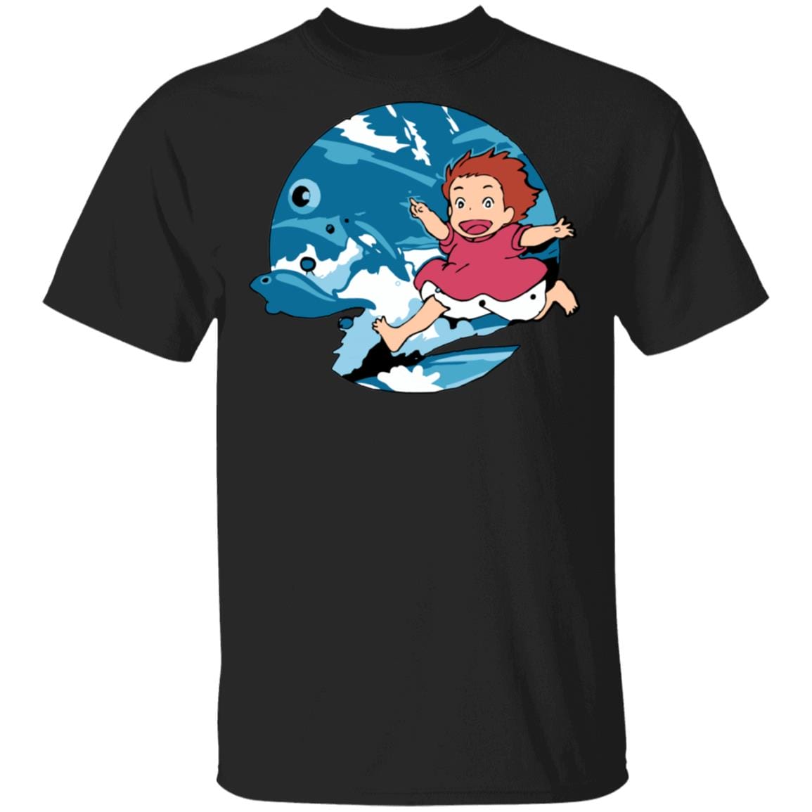 Ghibli Studio Ponyo On The Waves T shirt Unisex - Image 5