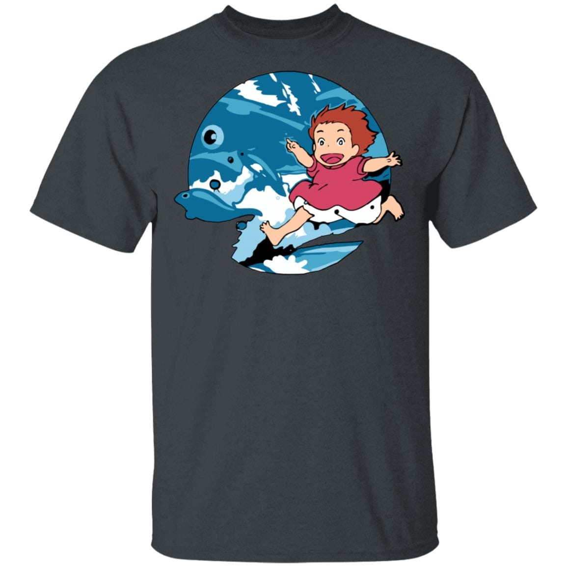 Ghibli Studio Ponyo On The Waves T shirt Unisex - Image 6