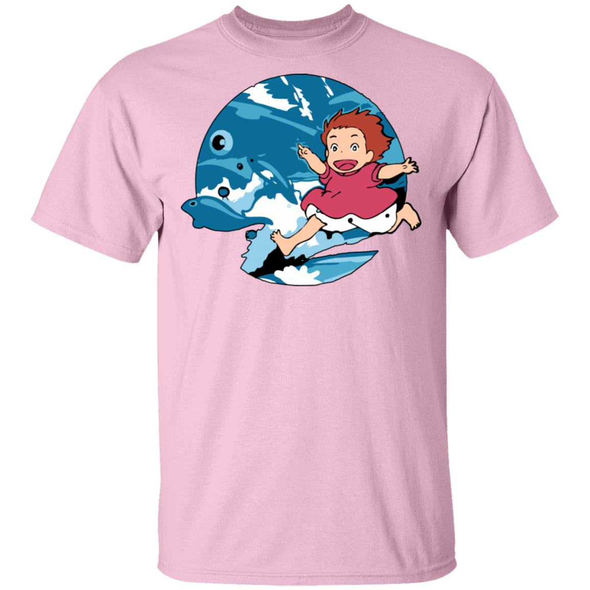 Ghibli Studio Ponyo On The Waves T shirt Unisex - Image 7