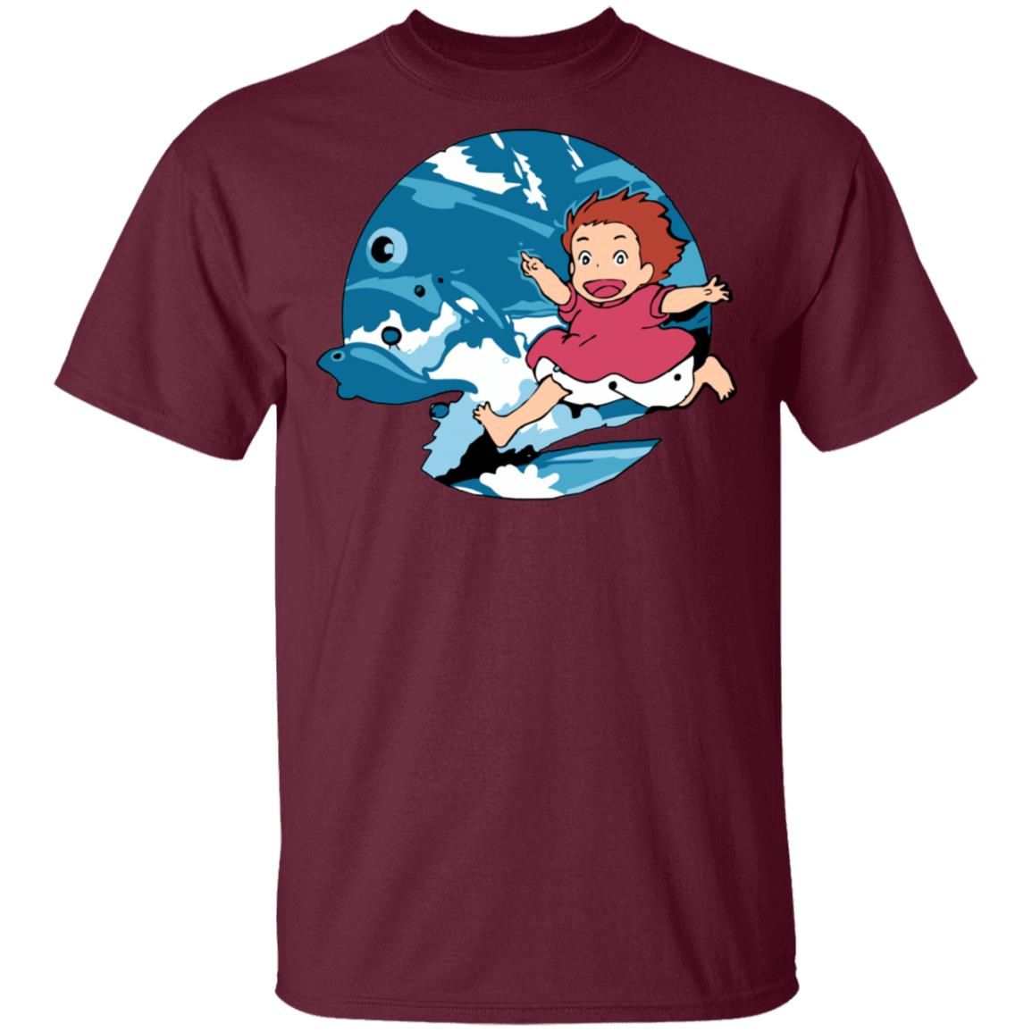 Ghibli Studio Ponyo On The Waves T shirt Unisex - Image 8