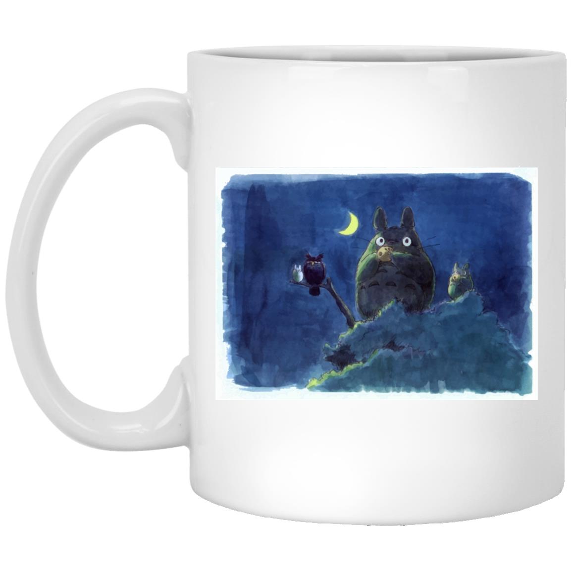 My Neighbor Totoro by the Moon Pastel Art Mug