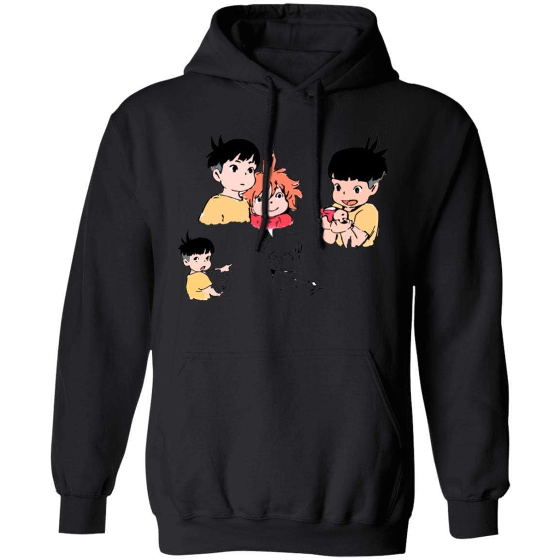 Ponyo and Sosuke Sketch Hoodie - Image 4