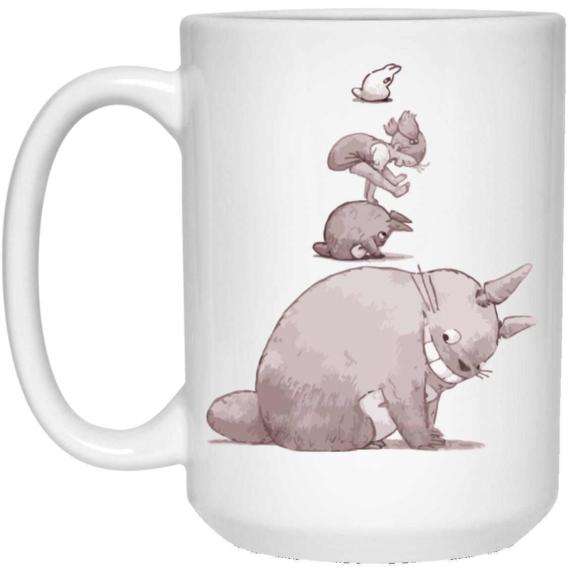 Totoro – Jump over the cow playing Mug - Image 2