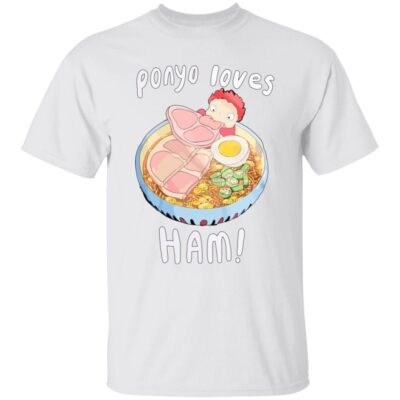 Ponyo Loves Ham T-shirt