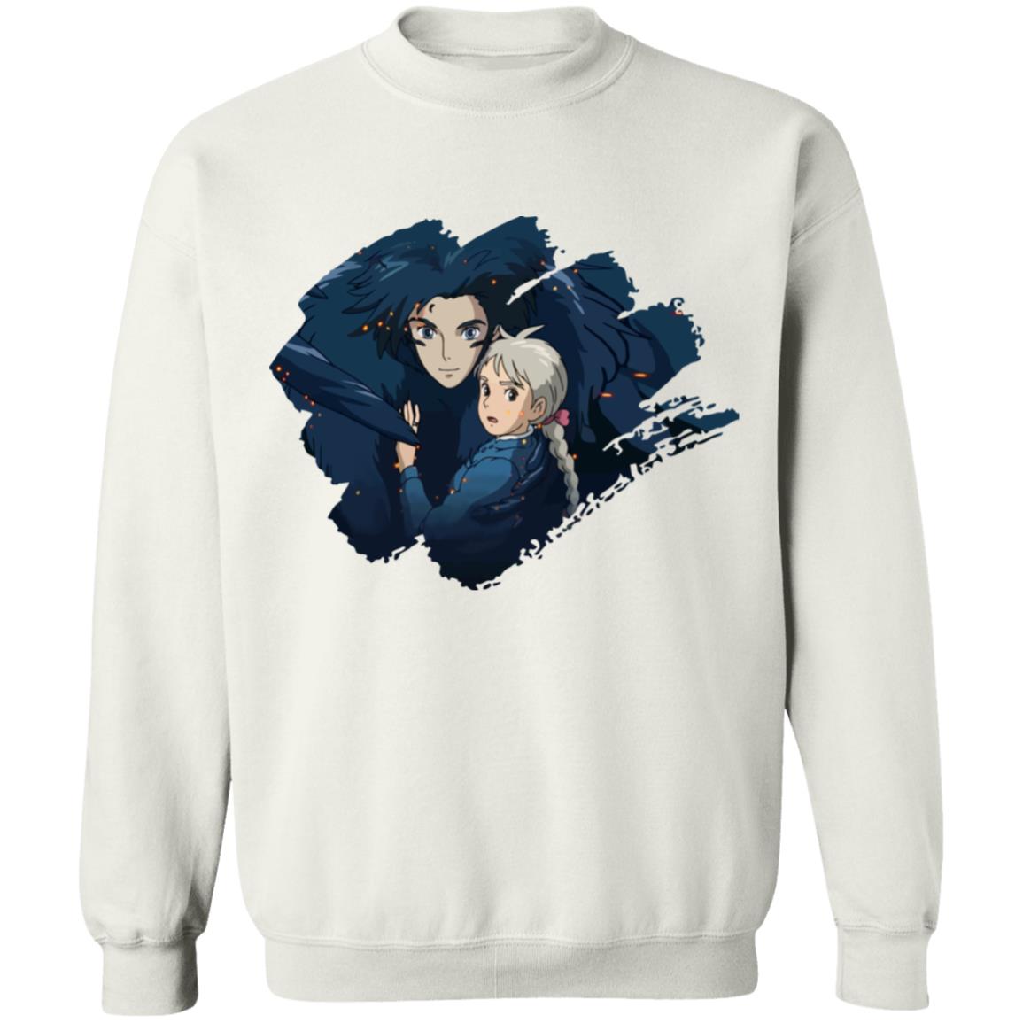 Studio Ghibli Howl’s Moving Castle Howl and Sophia Sweatshirt - Image 2