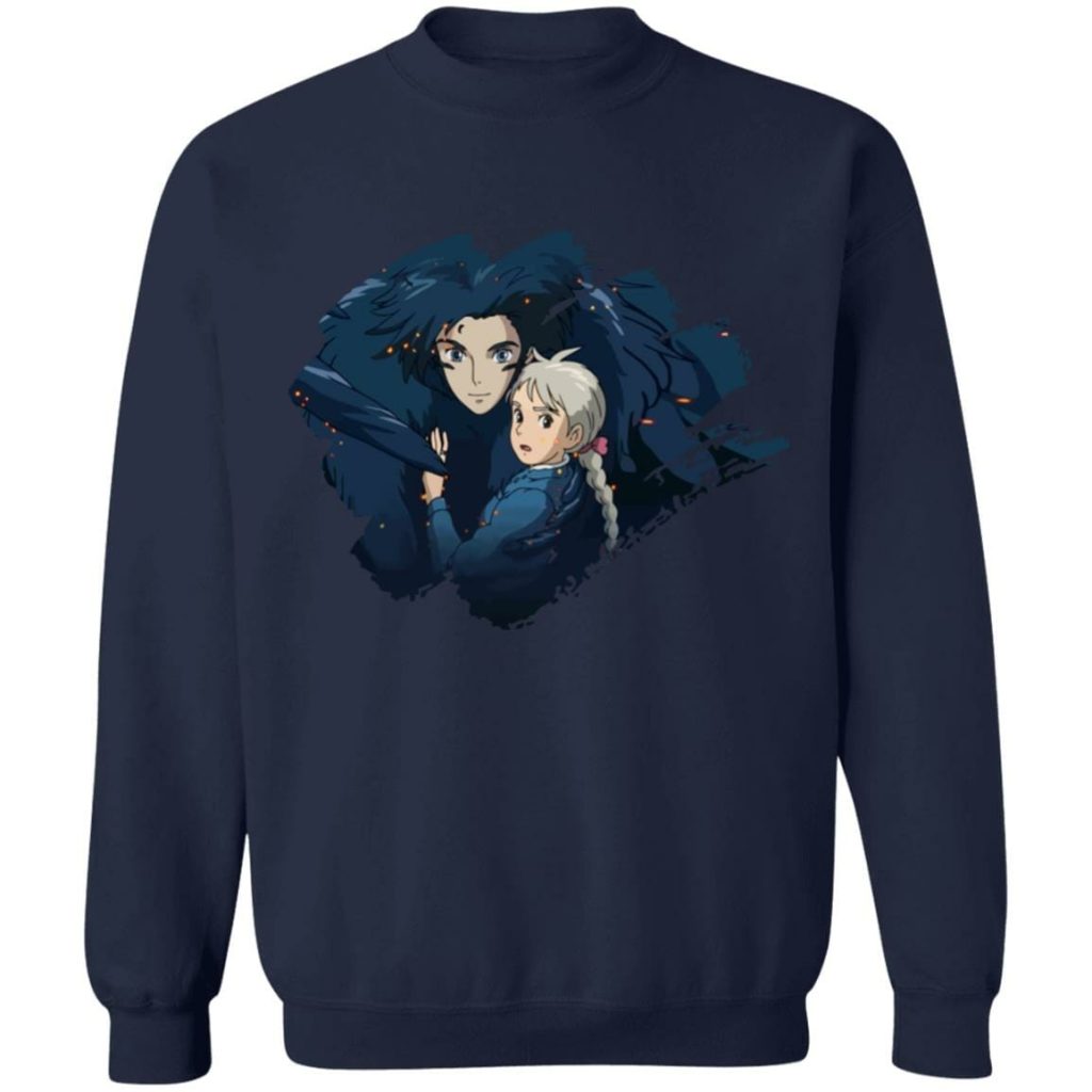 Studio Ghibli Howl’s Moving Castle Howl and Sophia Sweatshirt