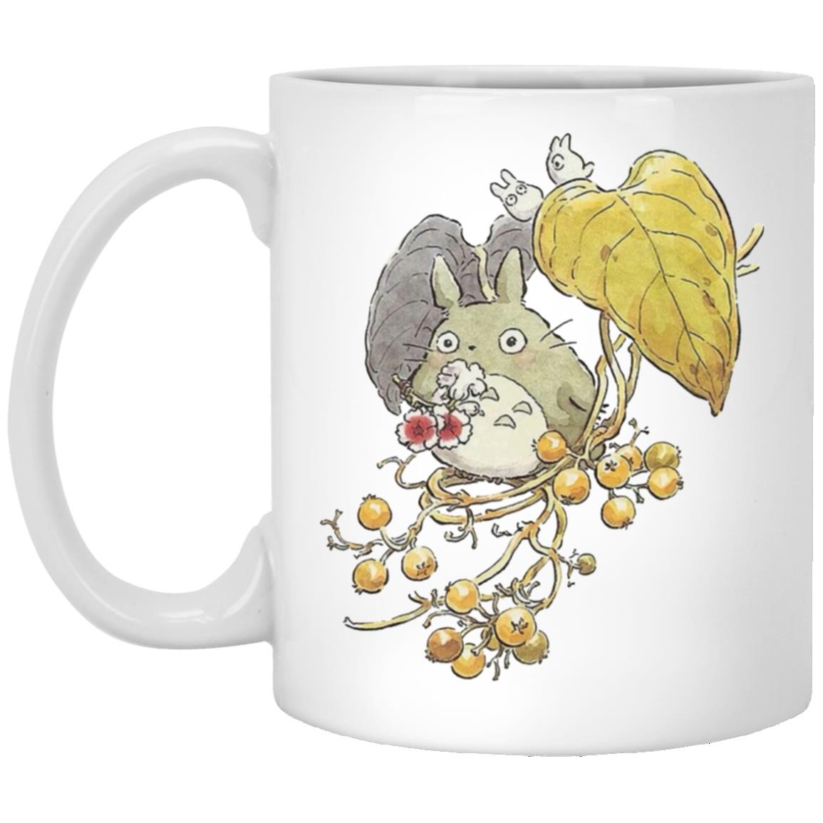 Mini Totoro and the Leaves Mug