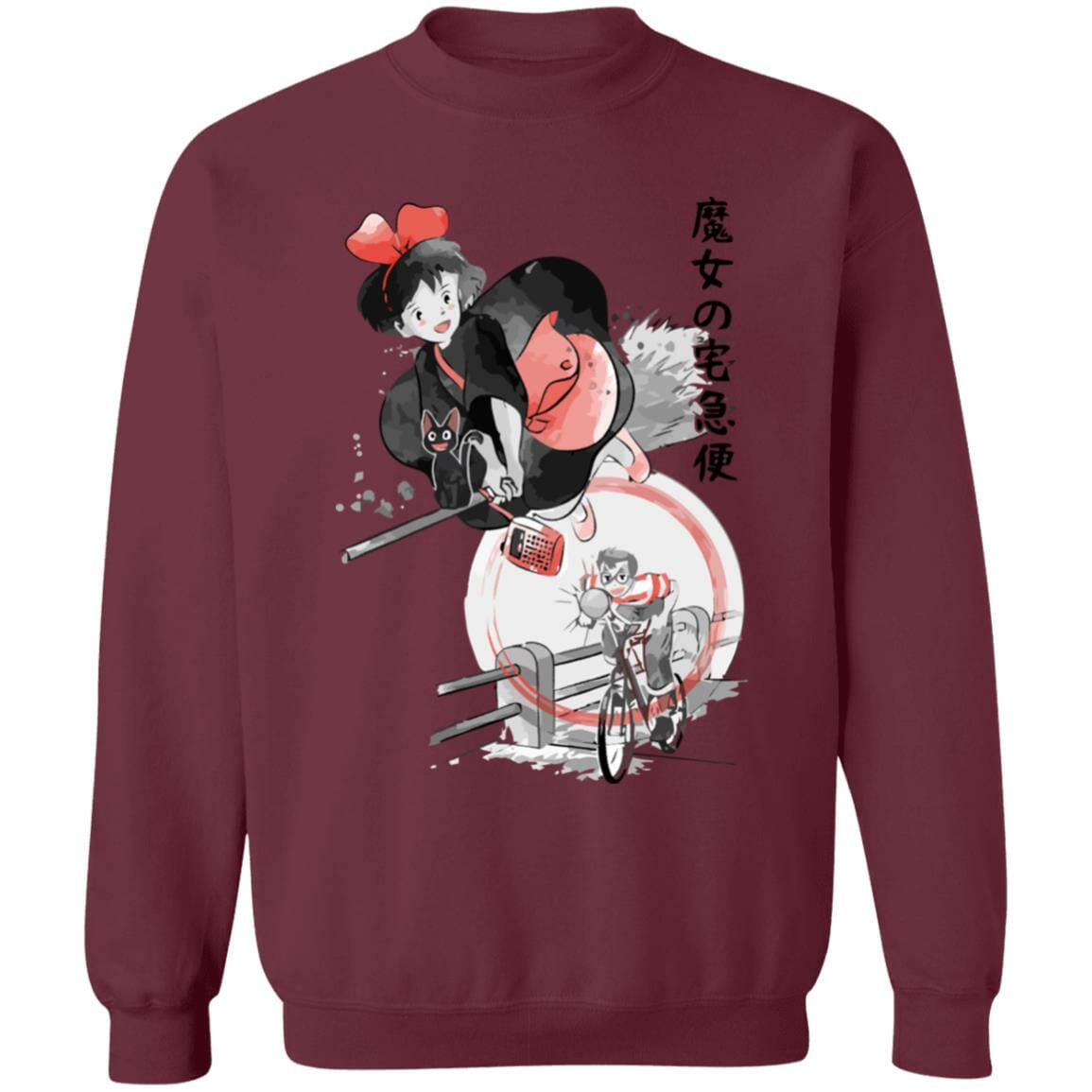 Studio Ghibli Kiki’s Delivery Service Kiki & Tombo Sweatshirt - Image 5