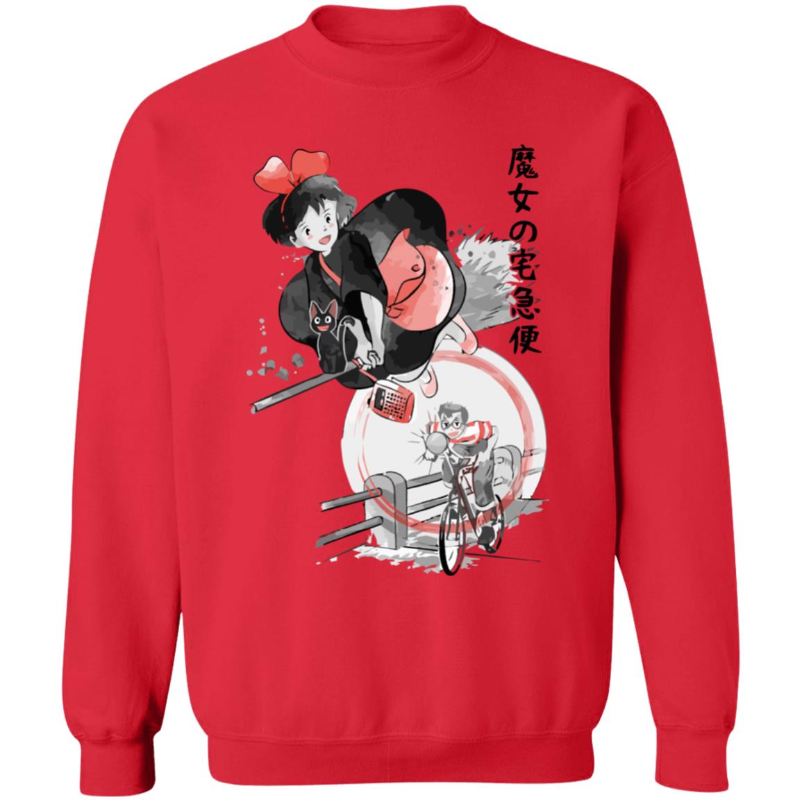 Studio Ghibli Kiki’s Delivery Service Kiki & Tombo Sweatshirt - Image 7