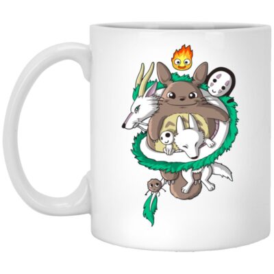 Totoro and Haku Dragon Mug