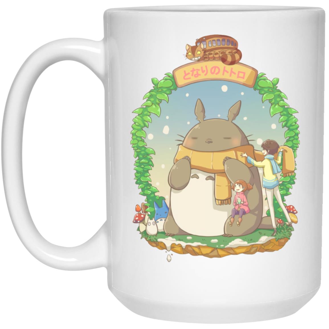 Totoro Wearing a Scarf Mug - Image 2