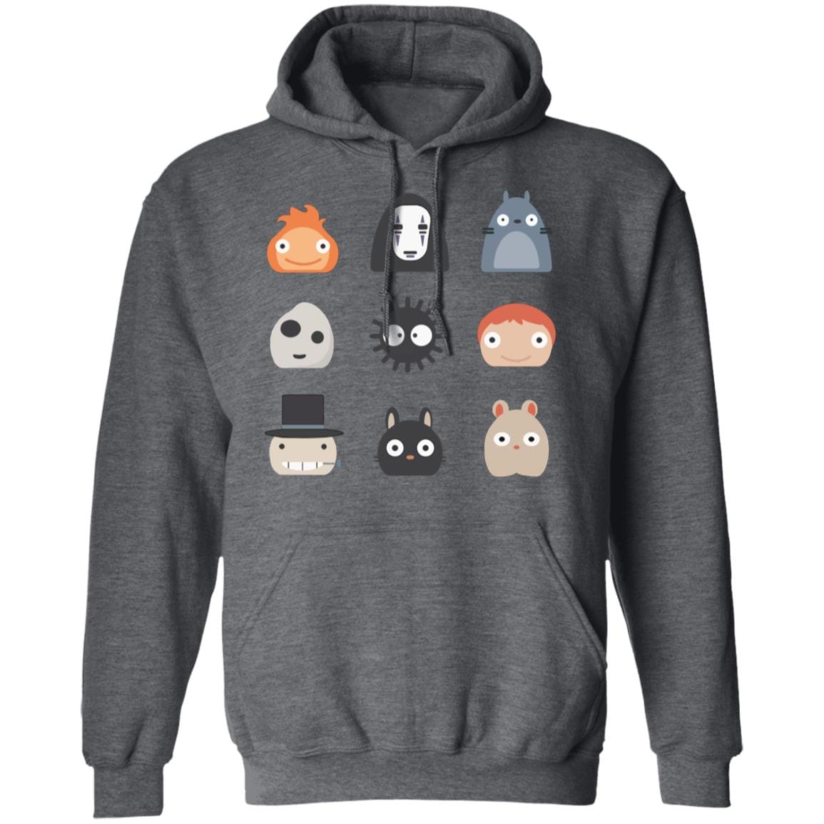 Ghibli Studio Characters Chibi Hoodie - Image 6