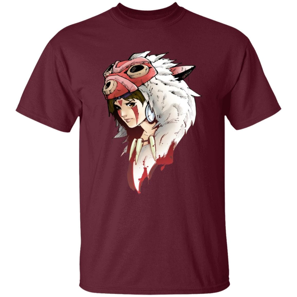 Studio Ghibli Angry Princess Mononoke T-shirt - Image 7