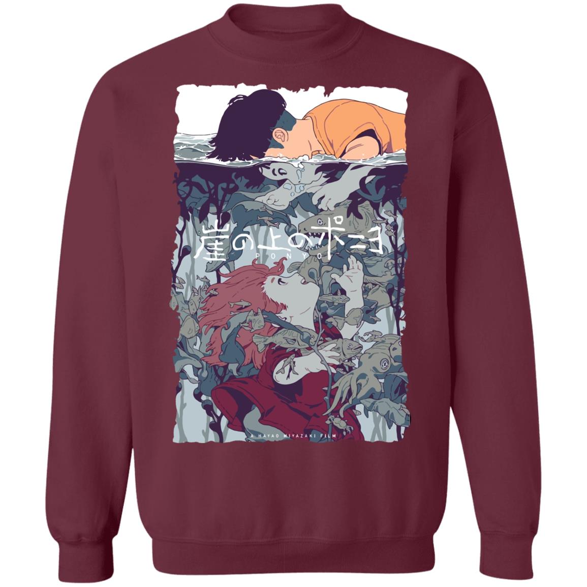 Ponyo and Sosuke Creative Art Sweatshirt Unisex - Image 5