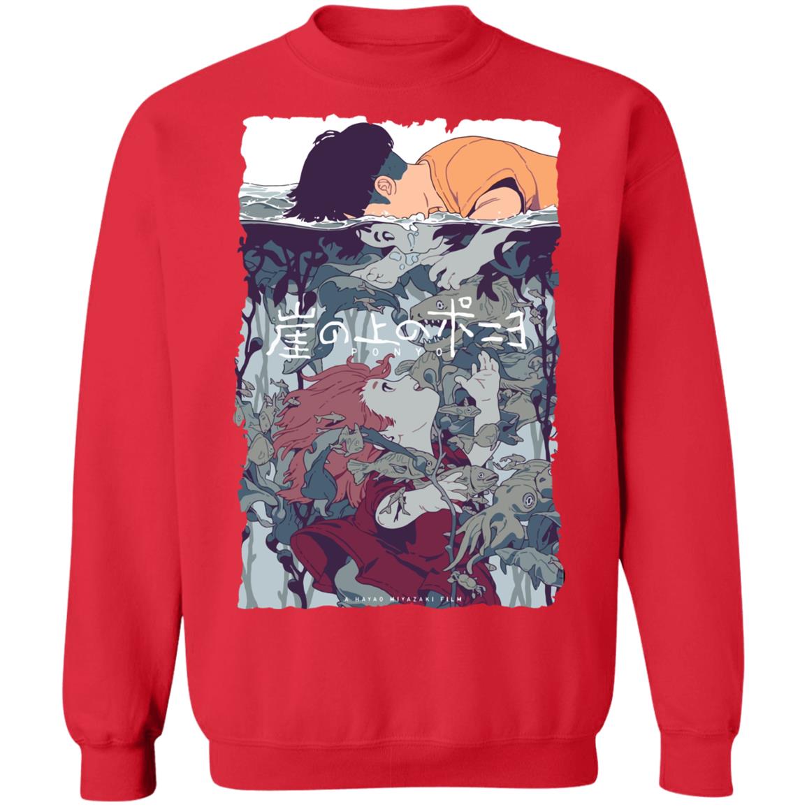 Ponyo and Sosuke Creative Art Sweatshirt Unisex - Image 7