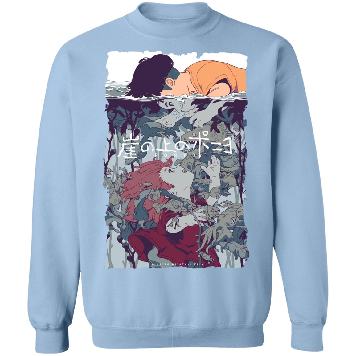Ponyo and Sosuke Creative Art Sweatshirt Unisex - Image 9