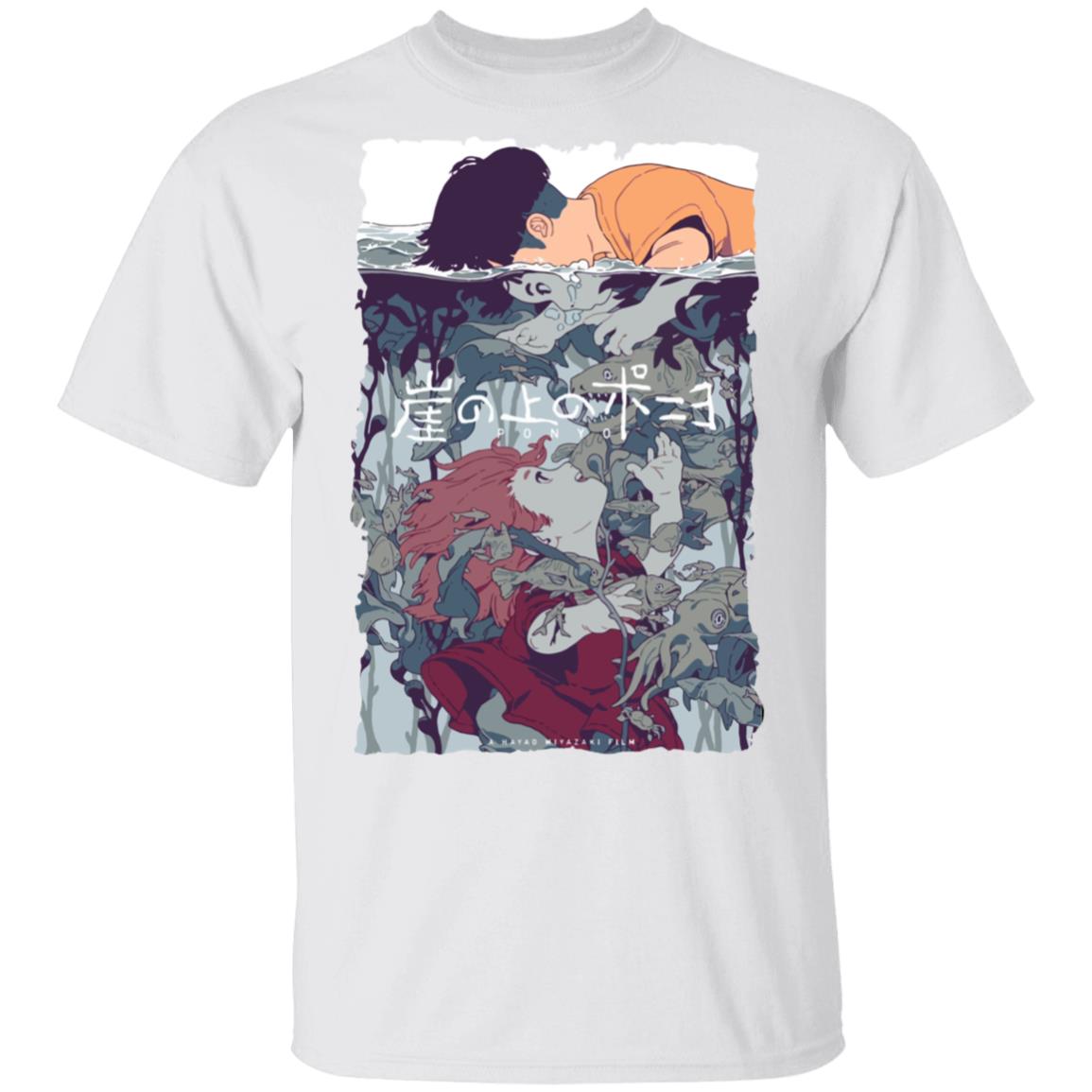 Ponyo and Sosuke Creative Art T-shirt Unisex