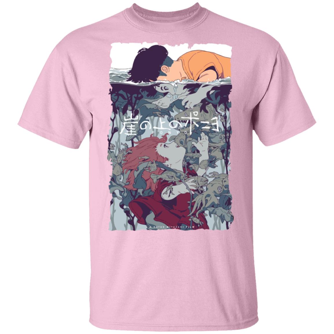Ponyo and Sosuke Creative Art T-shirt Unisex - Image 6