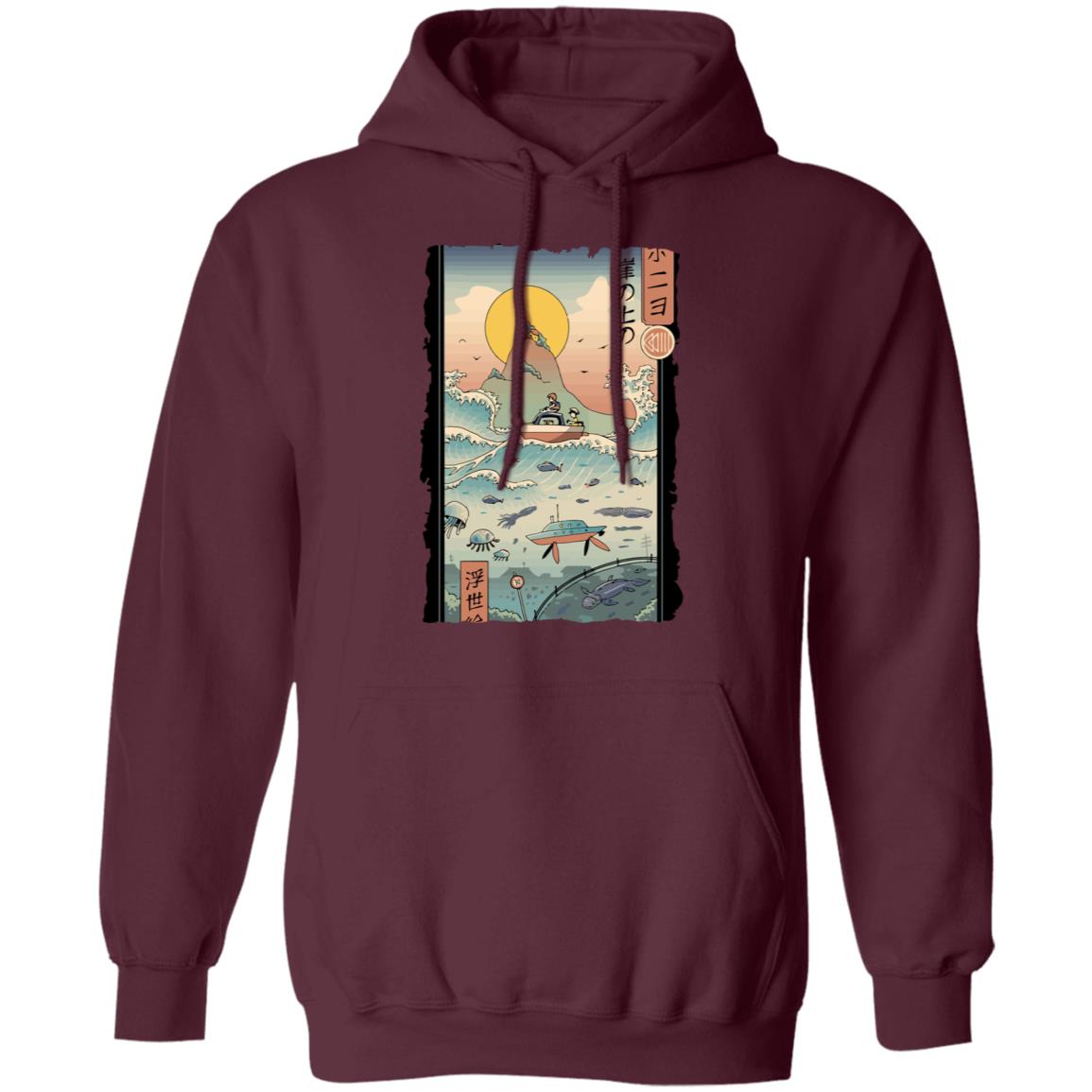 Ponyo By The Sea Classic Hoodie - Image 9