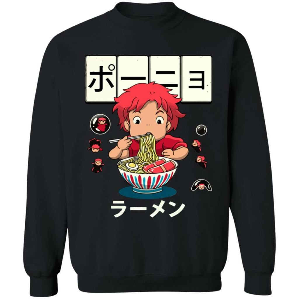 Studio Ghibli Ponyo very first Ramen Sweatshirt