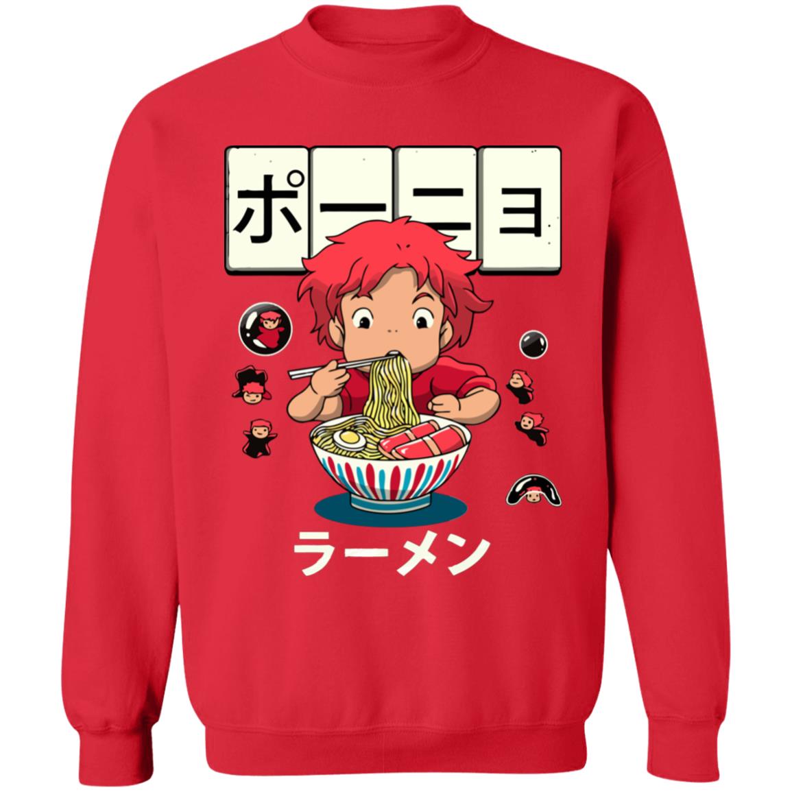 Studio Ghibli Ponyo very first Ramen Sweatshirt - Image 7