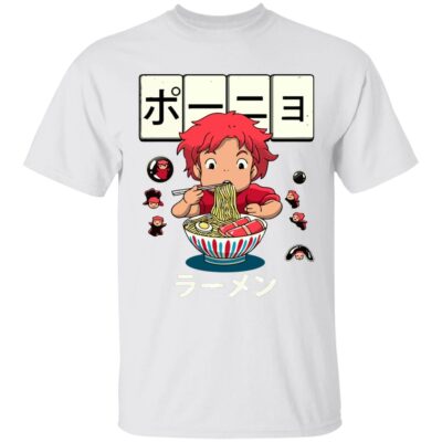 Ponyo very first Ramen T-shirt
