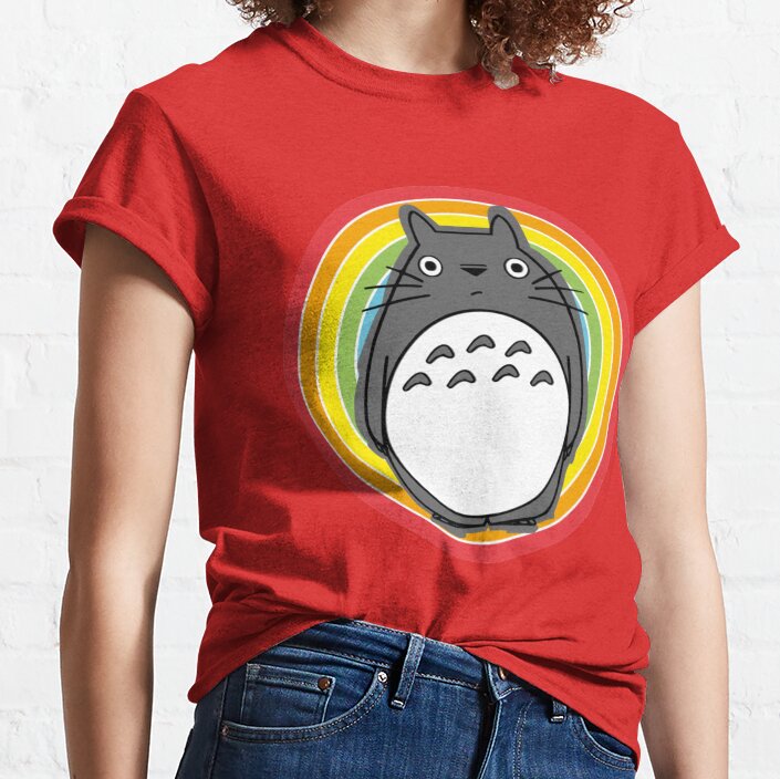 Totoro Rainbow T-shirt - Image 6