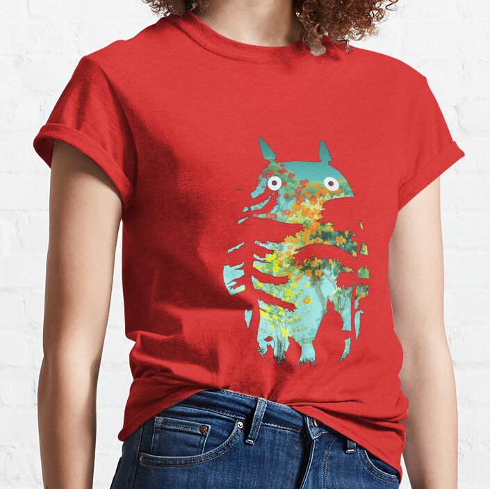 Totoro Ghibli Castle Totoro 10105 T-shirt - Image 6