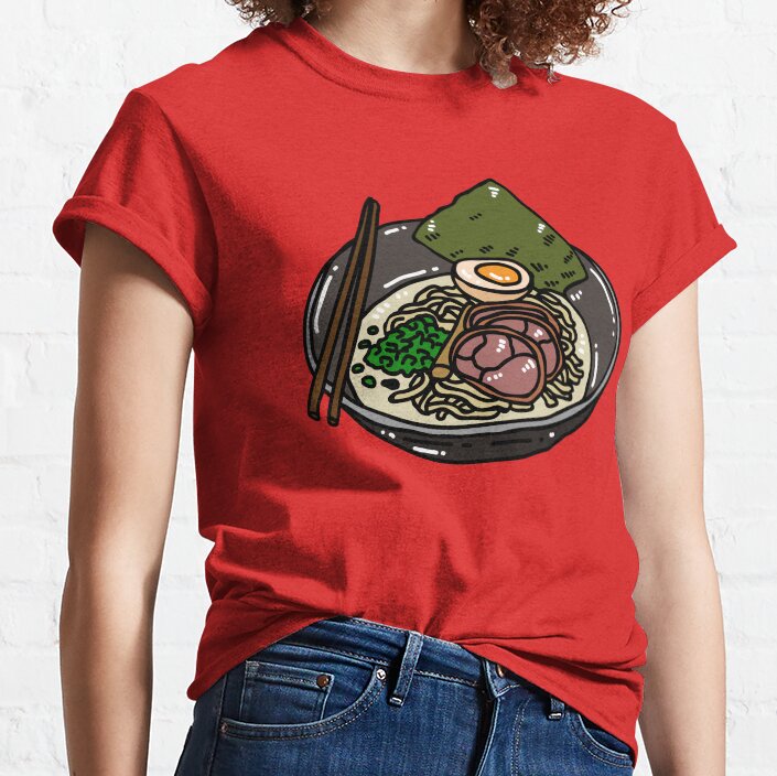 Ponyo Ramen Classic Ramen T-shirt - Image 6