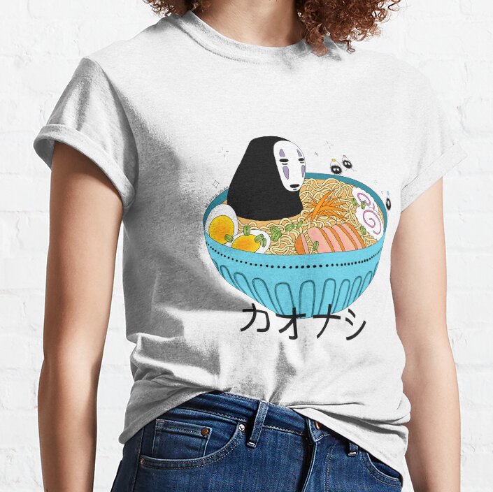 No Face In Ramen Spirited Away T-shirt