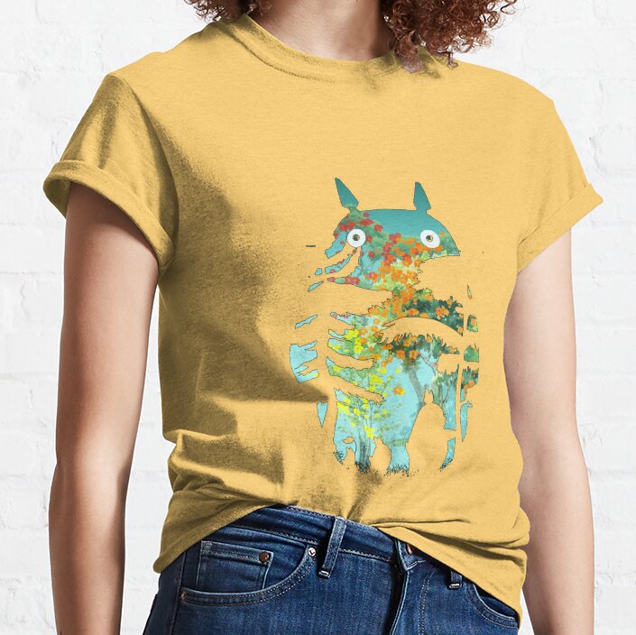 Totoro Ghibli Castle Totoro 10105 T-shirt - Image 7