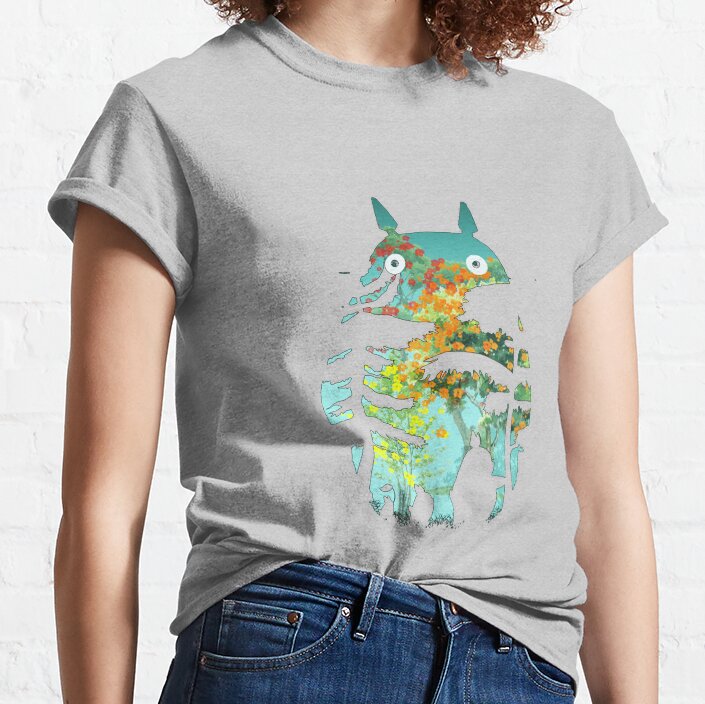 Totoro Ghibli Castle Totoro 10105 T-shirt - Image 4