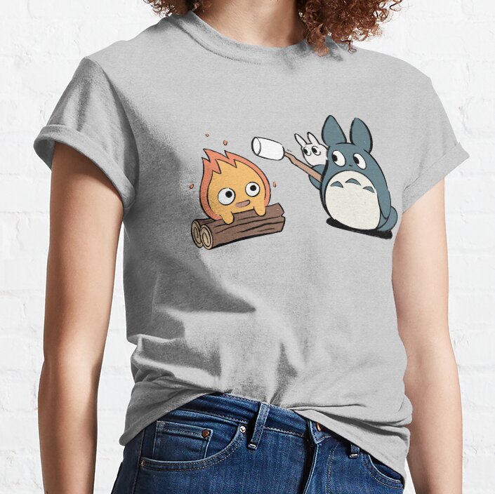 Marshmallow Totoro T-shirt - Image 4