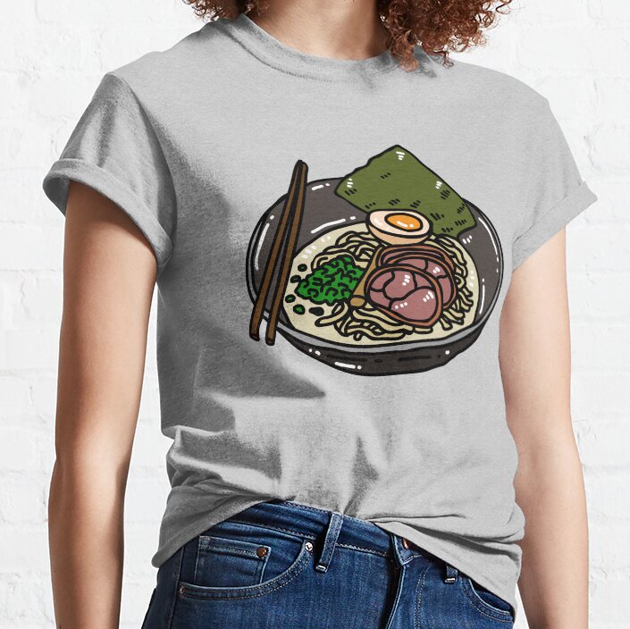 Ponyo Ramen Classic Ramen T-shirt - Image 4