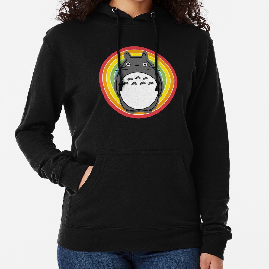 Totoro Rainbow Hoodie - Image 2