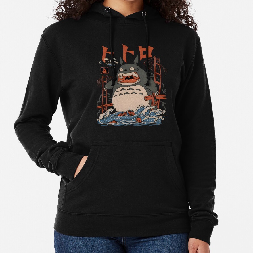 Kawaii And Cute Art Torozila Ghiblis Flying Away Hoodie