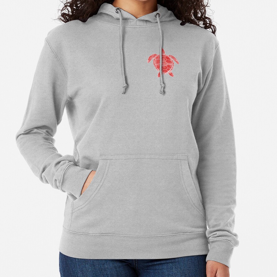 Red Turtle Sticker Hoodie - Image 6