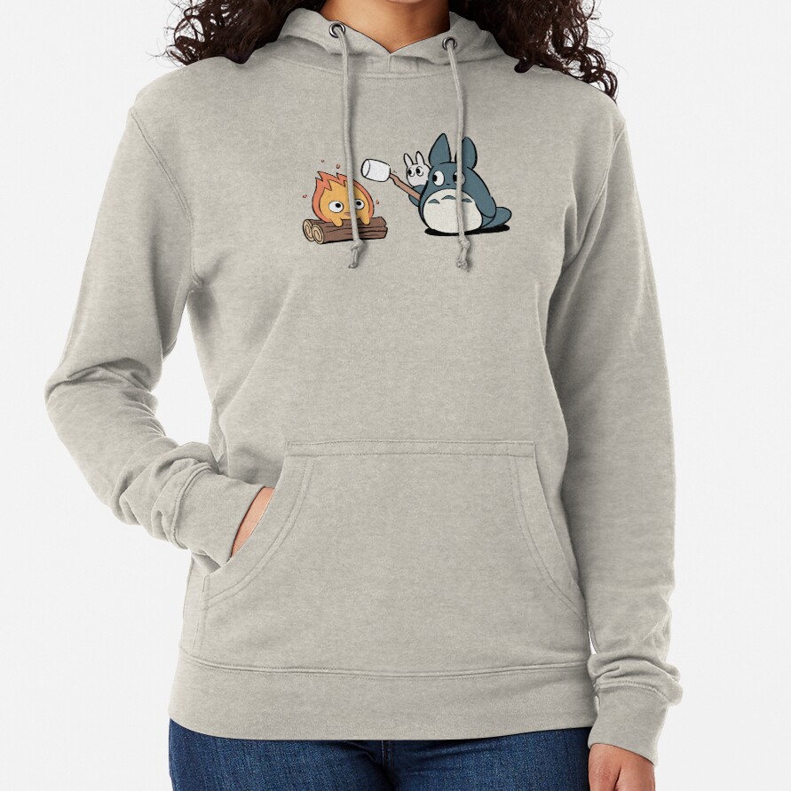 Marshmallow Totoro Hoodie - Image 4